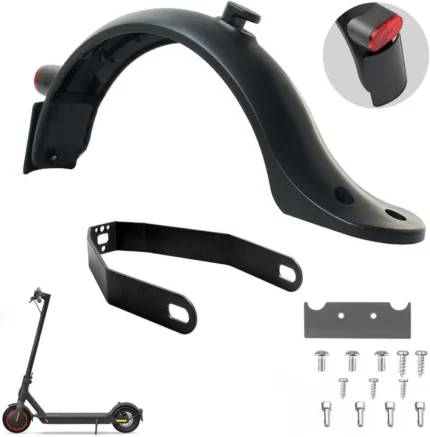 Pack completo guardabarros trasero para Xiaomi (Soporte metal 8-10")