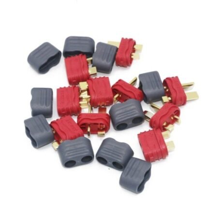 Conectores T-PLUG Amass con protector (20 pares - 20 machos y 20 hembras)
