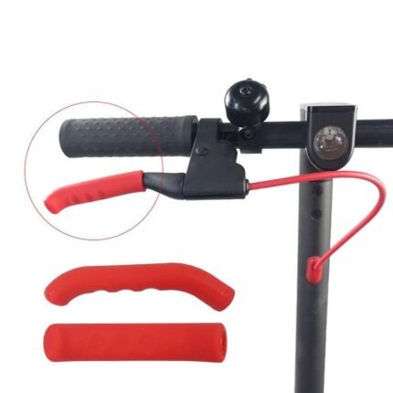 Protector de goma ROJO para maneta de freno (dos unidades)