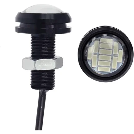 Luz Led ojo de Aguila (pack de 2 luces) Rojo (12 leds por luz)