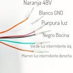 Botonera BSK321 con Intermitentes, luz y claxon - Cable 1,5M (Conector SM incluido)