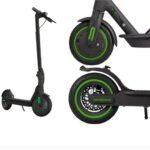 Pegatina llanta Verde para patinete eléctrico