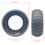 Rueda maciza 8,5×3 Para llanta de 134mm Todoterreno