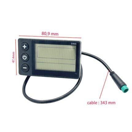 Display S866 (USB) compatible con Smartgyro (Waterproof) + protector de silicona