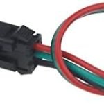 Conector SM 3 pines con cable 22 AWG - 5M/5H (pack 10 unidades)