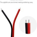 Conector SM 2 pines con cable 22 AWG - 5M/5H (pack 10 unidades)