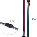 Conector SM 4 pines con cable 22 AWG - 5M/5H (pack 10 unidades)