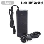 Cargador 54,6V 2A (conector 3 Pines GX16)