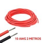Cable eléctrico Silicona Flexible 10 AWG (Rojo)