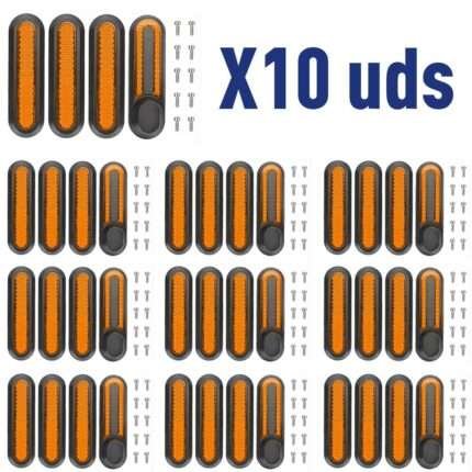 Tapa embellecedor catadióptrico reflectantes  tornillo V2 para Xiaomi Negro (Pack 10 unidades)
