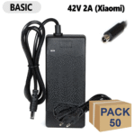 Cargador 42V 2A para Xiaomi y Ninebot - 50 unidades