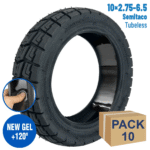 Neumático 10x2,75-6,5 Semitaco Tubeless (Con gel antipinchazos)  - 10 unidades