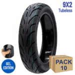 Rueda cubierta 9x2-6,1 con gel antipinchazo  - 10 unidades