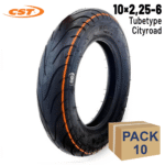 Rueda Cubierta 10x2,25-6 CST Tubetype - 10 unidades