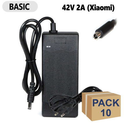 Cargador 42V 2A para Xiaomi y Ninebot - 10 unidades