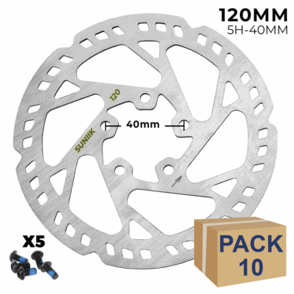 Disco de freno 120mm para Xiaomi M365 / 1S / Lite, MI3  - 10 unidades