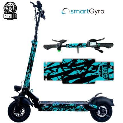 Vinilo + base antideslizante para Smartgyro Rockway, Speedway y Crossover  KTM - Azul turquesa