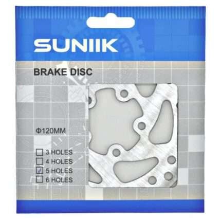 Disco de freno 120mm para Xiaomi M365 / 1S / Lite, MI3  - Dentado (5H -40MM)  - 10 unidades