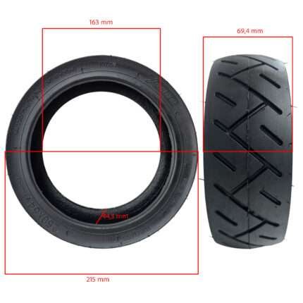 Neumático tubeless 250x64 para MI4 Ultra