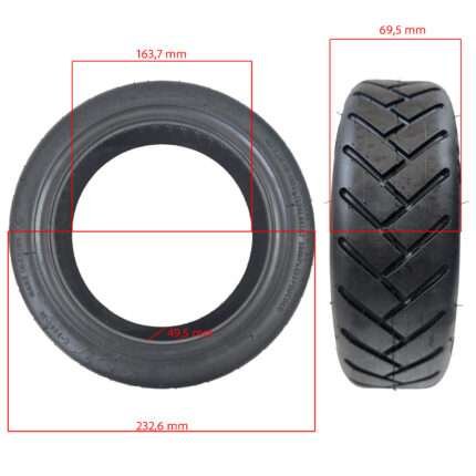 Rueda cubierta 60/70-6,5 Tubeless Cityroad para Xiaomi 5/mi4 (2gen)