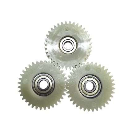 Engranaje de Motor de bicicleta eléctrica, embrague de 35 dientes, moldeado por inyección integrado, engranaje helicoidal para engranaje de Motor de 500W