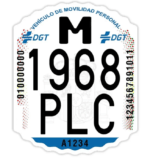 Matrícula para patinete eléctrico VMP homologada DGT