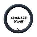 Cámara de aire 16x2,125 válvula 0ºx45º