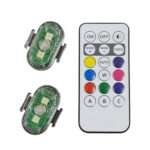 Luz Led RGB Con Mando ( Par )