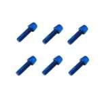 Tornillos Para La Potencia Manillar Azul (Pack 6 unidades)