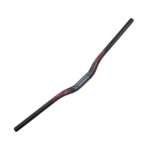 Manillar de Bici MTB Fibra de Carbono Color Rojo