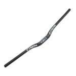 Manillar de Bici MTB Fibra de Carbono Color Plata