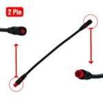 Cable M6 extensor de 2 pines
