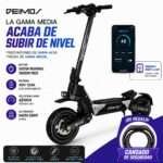 Patinete Eléctrico Ecoxtrem Deimos DGT - Negro