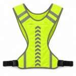 Chaleco Reflectante Ajustable con Bolsillo Verde